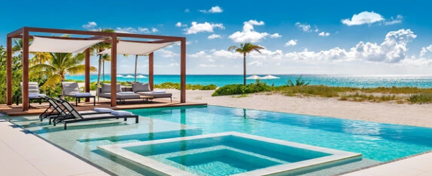 Pool by the sea